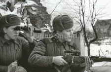 WW2 Picture Photo Russian Female Snipers 3415
