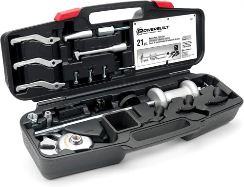 Versatile 21 Piece Axle Puller Tool Kit with Carry Case - Reliable Silver Tools - Bild 3 von 9