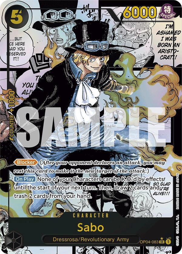 Saboページ Buy Sabo (OP04-083) (Manga) OP04-083 Premium Booster -The Best