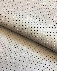 Perforated Cream Roof + Visors Set Fits Mercedes W123 Sedan w/o Sunroof - Image 2 of 4