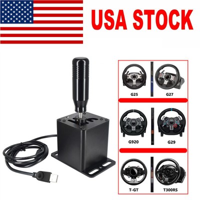 PC H Gear Shifter Sim Racing Game For Logitech G29 G27 G25 G920 T300RS/GT HAU