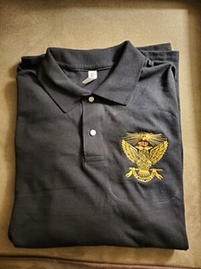 32nd Degree Embroidered Masonic Mens Polo Shirt