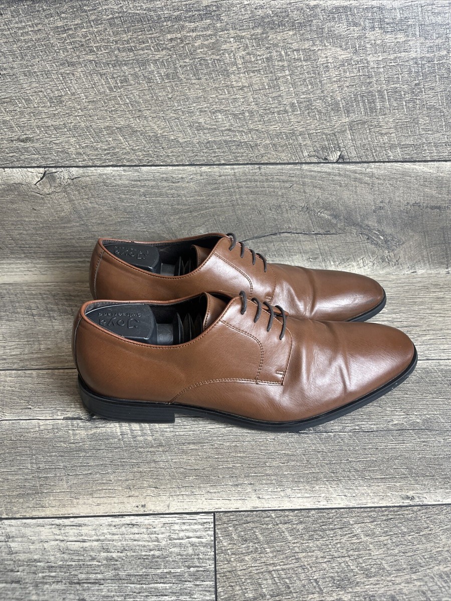h&m brown dress shoes Derby Men Size US 11.5 _blackwhite 1950's Documented Beaded Dragon Color:Ivory Blue
