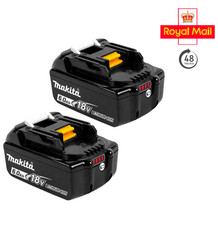 Makita Genuine BL1860 18V 6.0ah Lithium-ion LXT Battery Pack Of 2