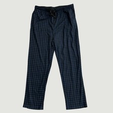 Nautica Blue Checkered Men's Size Large Sleepwear Lounge Pants N0226