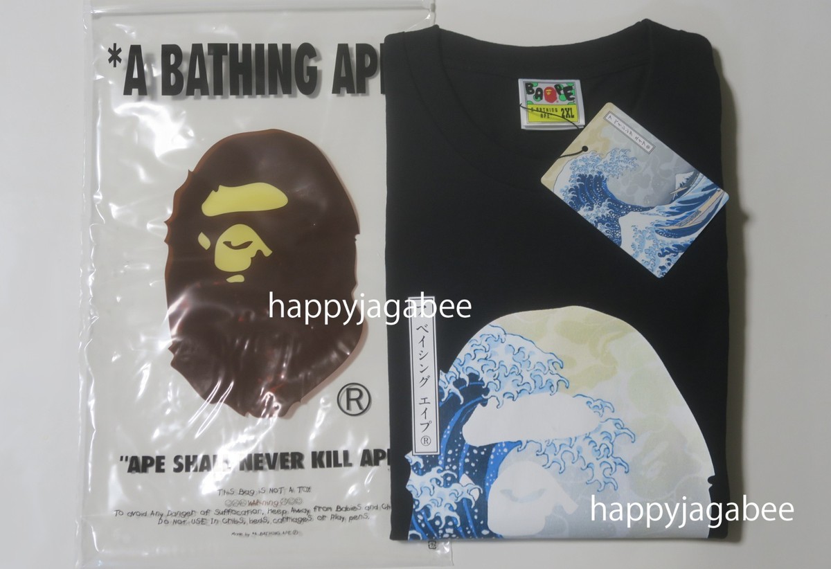 A BATHNIG APE Men's BAPE x UKIYO-E APE HEAD TEE #1 1L73110916 | eBay