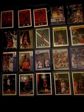 Michael Jordan 20 Card Lot  1990s Upper Deck NBA Hoops Fleer Topps Stadium Club