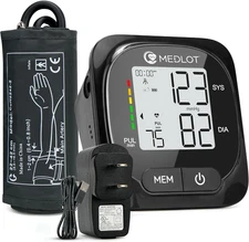 Upper Arm Blood Pressure Monitor for Home Use, Automatic BP Cuff (8.6”-16.5”), D