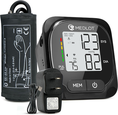 #ad Upper Arm Blood Pressure Monitor for Home Use Automatic BP Cuff 8.6” 16.5” D $46.79