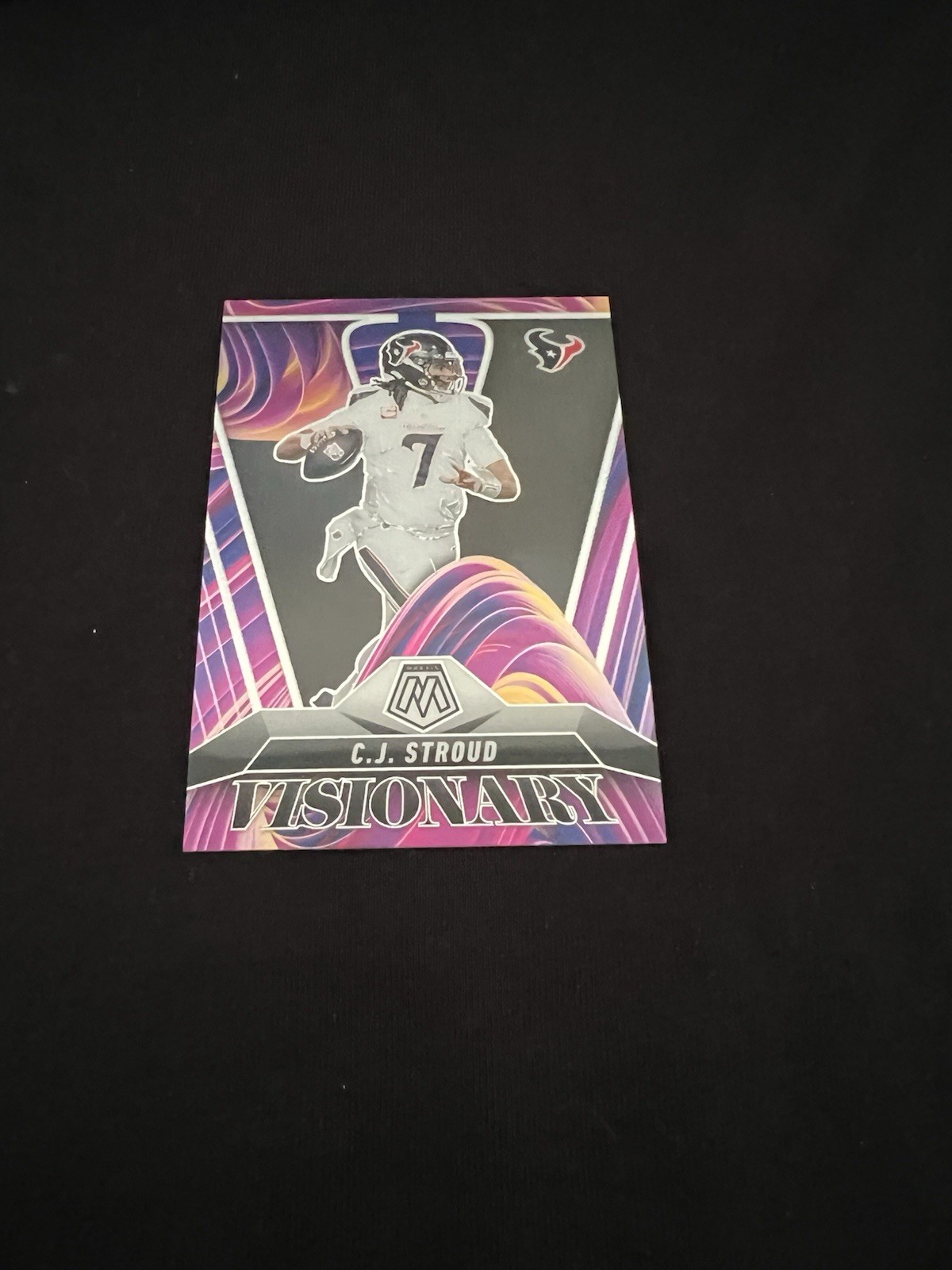 2025 Mosaic C.J. Stroud Visionary Case Hit Prizm Houston Texans SSP