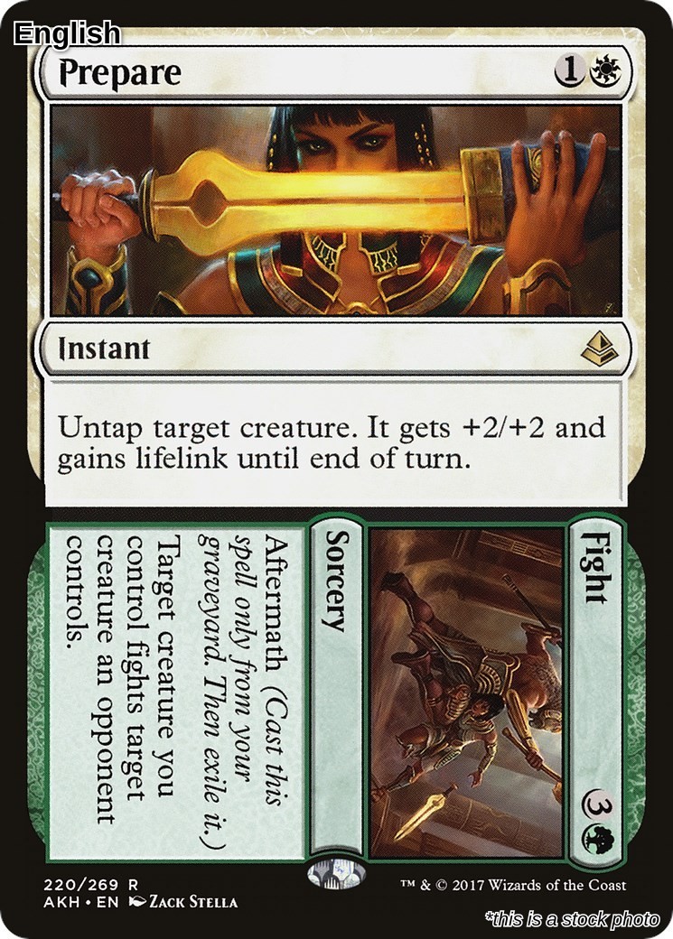 MTG Prepare // Fight [AKH - 220] LP