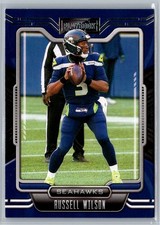 Russell Wilson 2021 Panini Playbook #82 Seahawks NFL