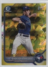 2022 Bowman Chrome Draft Sapphire Edition Yellow 96/99 Brandon Barriera 06qf