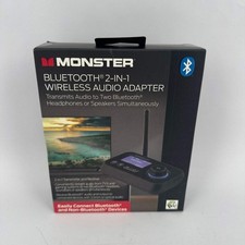 New Monster Wireless Audio Adapter Bluetooth 2-In-1