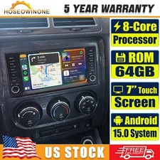 8-Core 64G Apple Carplay Car Radio Android 15 Stereo For 08-14 Dodge Challenger