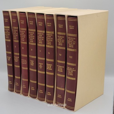 History of the Decline and Fall of the Roman Empire (8v.) - Folio Society - VGC
