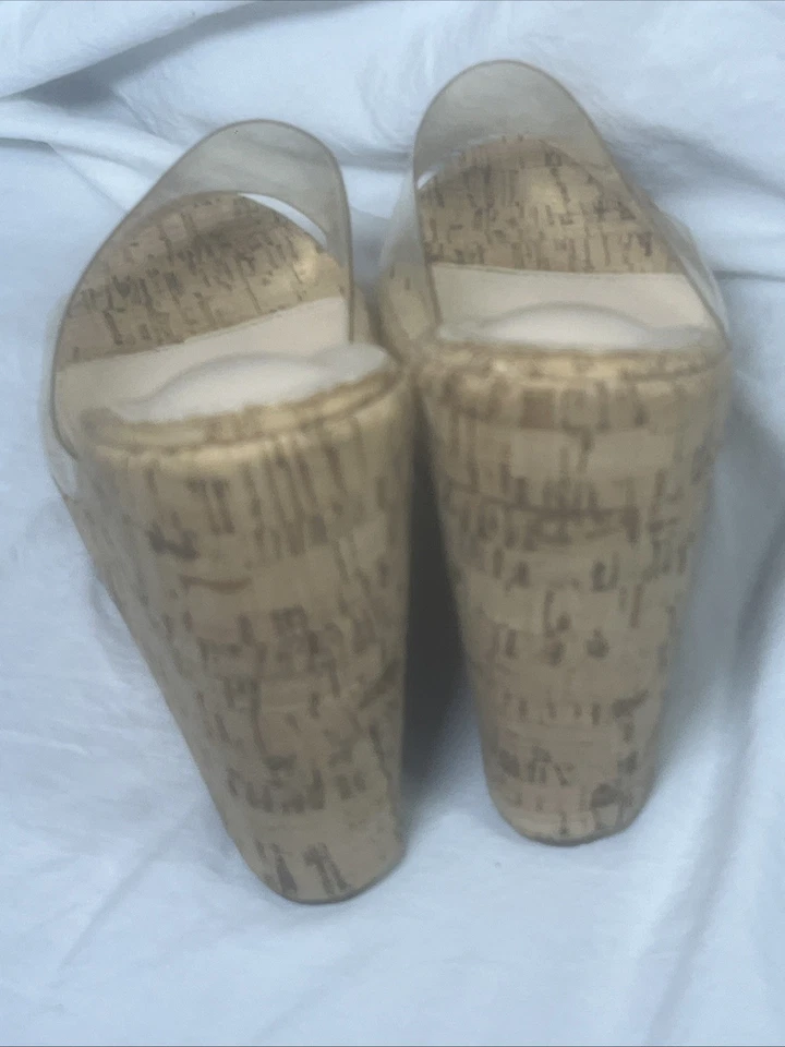 Sandálias anabela femininas tamanho 41 - Imagem 2 de 4