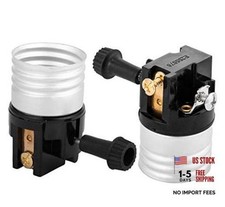  2 pack 3 way socket replacement for lamp, Medium Base Interior Only, 1