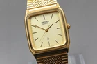 Vintage 1983 [Exc+5] Seiko Seagull 6030-5430 Gold Tank Quartz Men’s Watch JAPAN