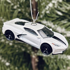C8 Corvette Ornament   Multiple Colors   Gift for Corvette Lovers