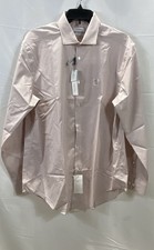 NWT Calvin Klein Steel Slim Fit Non-Iron Plaid Dress Shirt 16.5 32/33