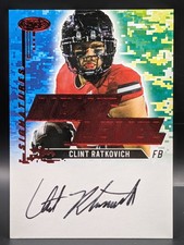 2022 SAGE Clint Ratkovich Next Level Red Rookie Auto - Northern Illinois Huskies