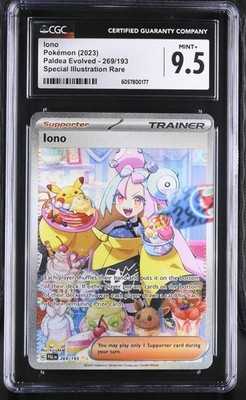 CGC 9.5 Iono 269/193 SIR Paldea Evolved PAL Pokemon Card | eBay