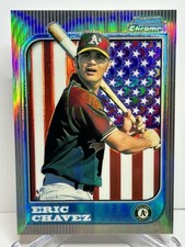 Eric Chavez - 1997 Bowman Chrome International Refractor #192 (RC) RARE🔥A’s🔥