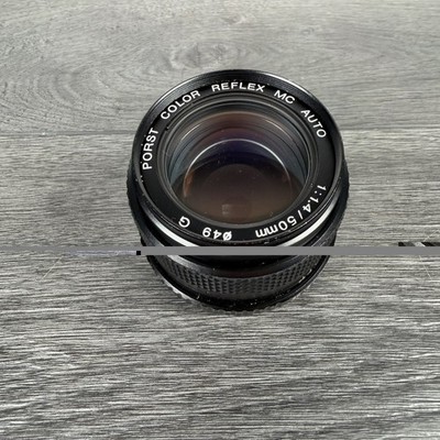Porst Color Reflex MC Auto 50mm F1.4 Objektiv Vintage Clean Optics Pentax K Mount