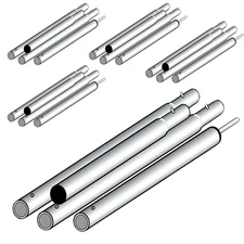 14ft Aluminum Center Pole Replacements For 20x60 Pole Event Tent Outdoor Wedding