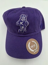 Kansas State Wildcats TOW Purple Vintage Crew Adj. Strapback Slouch Hat, New