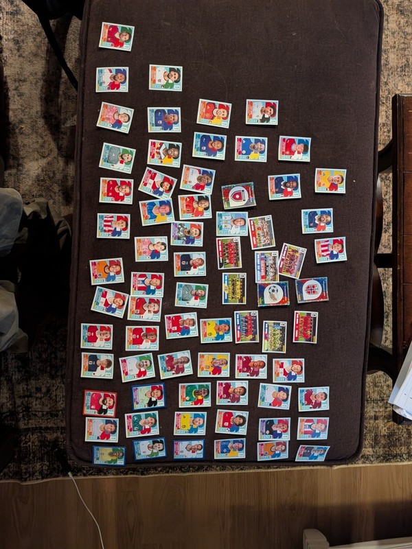 Lionel Messi, Mohamed Salah, Rare Panini world cup 2026 sticker Lot