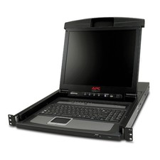 APC AP5808 17 Rack LCD Console with Integrated 8 Port Analog KVM Switch