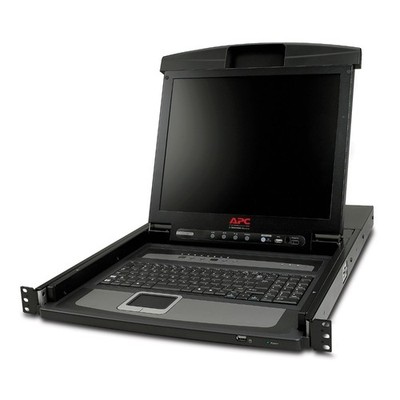 APC AP5808 17 Rack LCD Console with Integrated 8 Port Analog KVM Switch