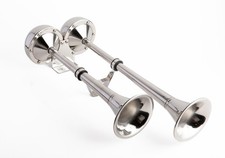 Electric Dual Trumpet Marine Horn 12V Stainless Steel Grade 304 Uni...