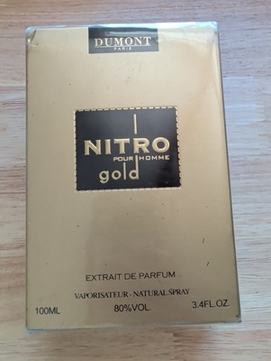 Nitro Gold by Dumont Extrait De Parfum 3.4 oz/ 100ml  For Men