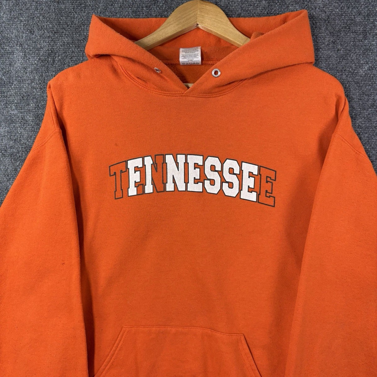 TENNESSEE VOLS Finesse Hoodie Mens L Orange DRAKE Faded VOLS