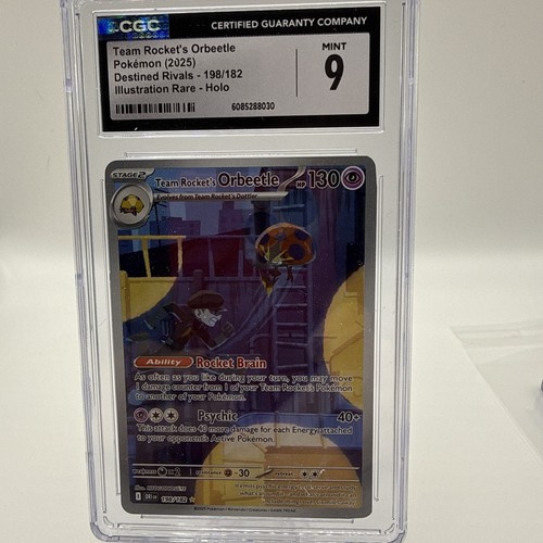 Team Rocket's Orbeetle graded CGC 9 for sale on eBay