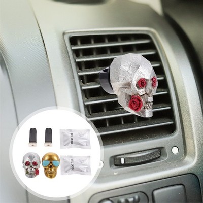 2 Stück Ghost Head Aromatherapie Clips Auto Innenraum Air Vent Outlet Dekoration