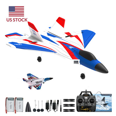 4-CH F22 Raptor RC Plane with LED Light,  6G/3D Mode, One Key Aerobatic