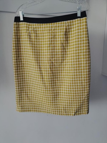 Women Boden Skirt White Wool 42 / XL / 50