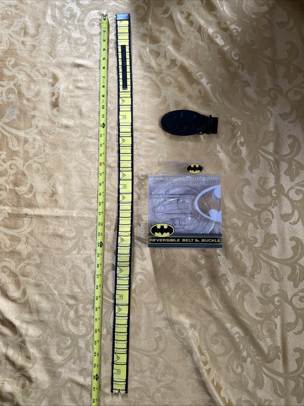2015 Bioworld DC Comics Batman Reversible Utility Belt & Buckle See Pics