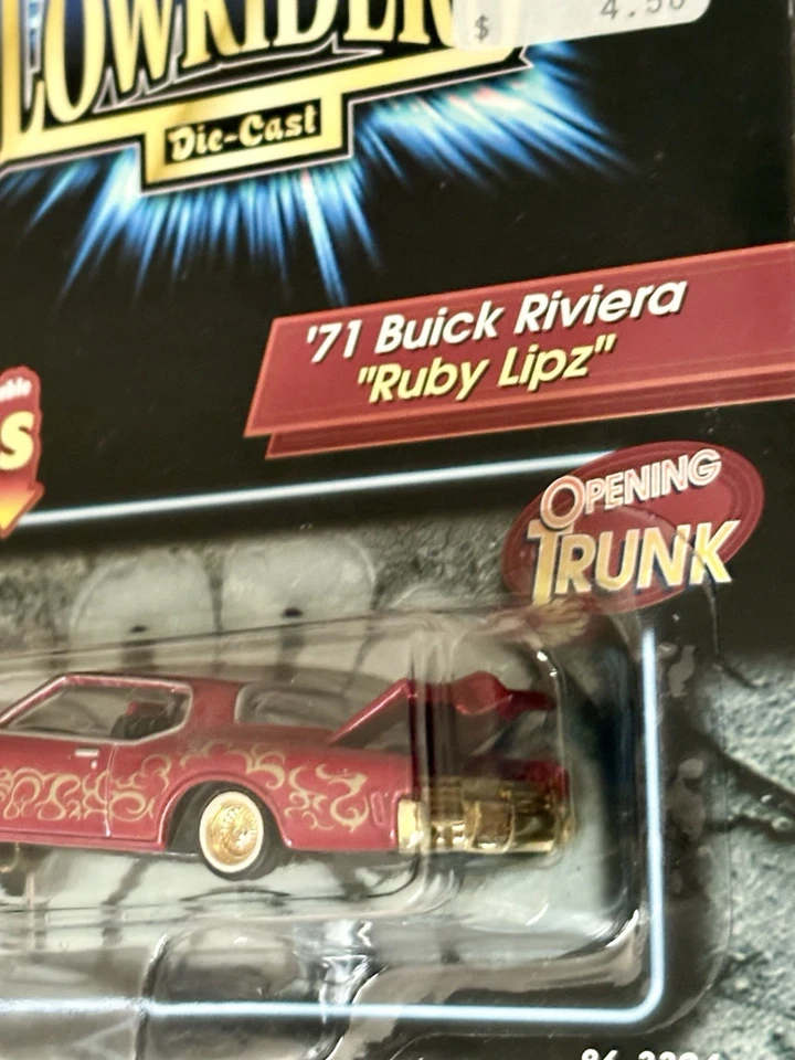 Коллекционный игрушечный автомобиль Revell Lowriders - 1971 Buick Riviera Ruby Lipz - 1999 - Изображение 4 из 4