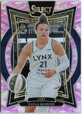 2025 Panini Select WNBA #97 Kayla McBride Pink Camo Prizm #/175