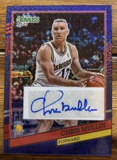 2022-23 Donruss Optic Retro Series Signatures Choice Prizm Chris Mullin Auto HOF