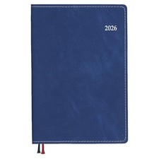 Daigo 2026 Planner Appointment Weekly Horizontal A6 Navy E8438 2025 December