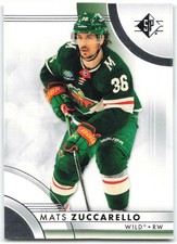 2023-24 SP Hockey #54 Mats Zuccarello Minnesota Wild