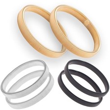 6-Pack Sleeve Holders for Women Men, Stretchy Metal Sleeve Garters, Anti-Slip