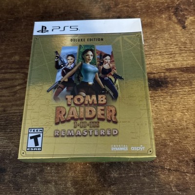 NEW TOMB RAIDER REMASTERED I II III Deluxe Edition PS5 Playstation 5 SEALED