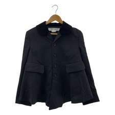 COMME des GARCONS COMCOM  2024AW Velour Switch Round Collar Jacket Used KLDR-0
